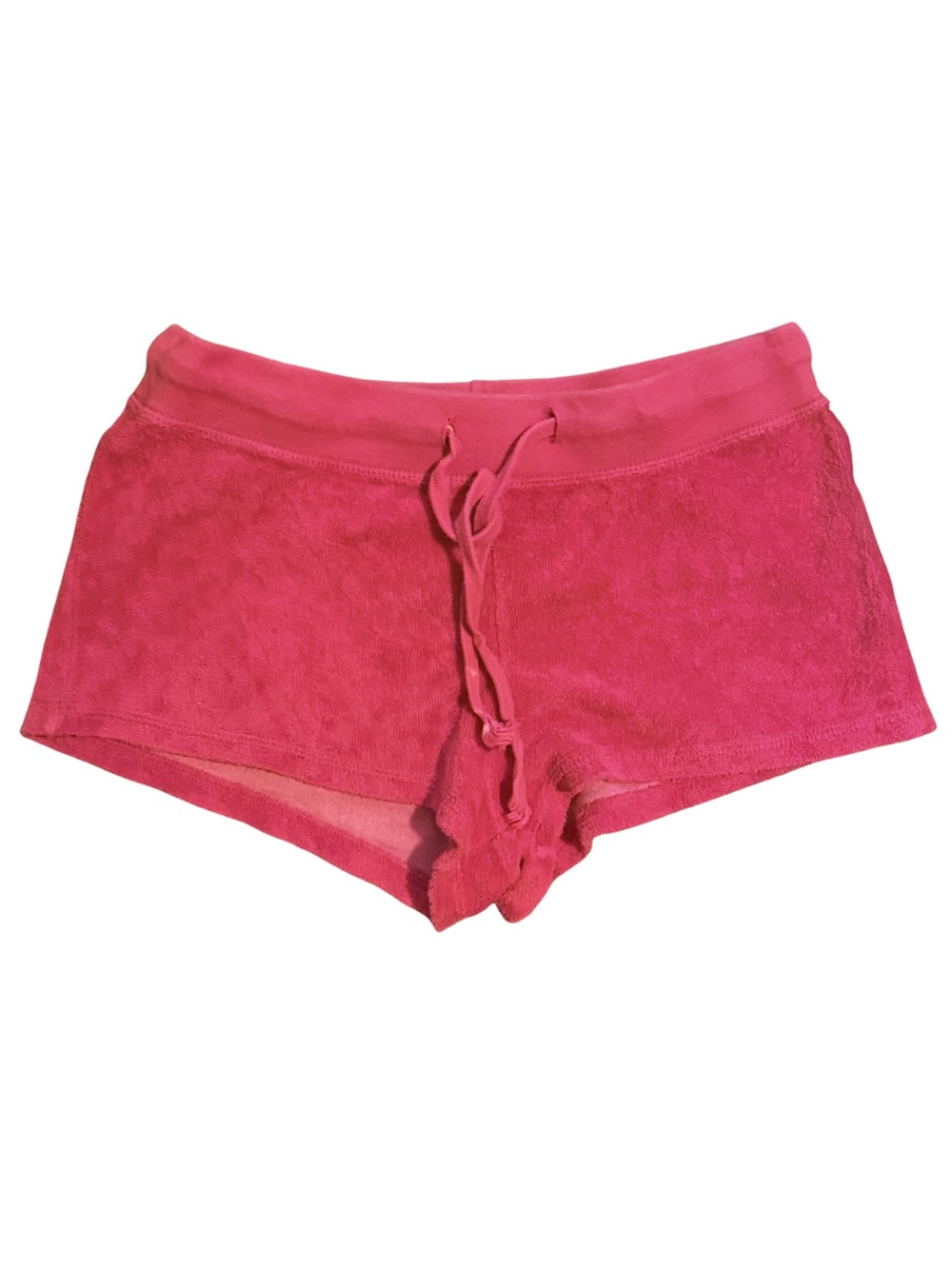 Lucy Red Terry Drawstring Shorts Girls Medium Soft Cozy Athleisure vibes EUC